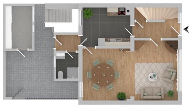 Ganzes Haus - Stadtmitte - 4 Personen - Familien Ferienhaus
